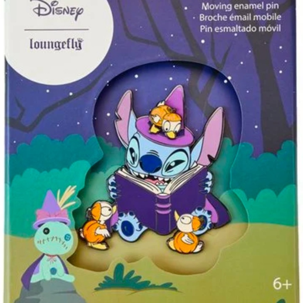 Loungefly Lilo & Stitch Halloween Stitch Witch 3-Inch Collector Pin